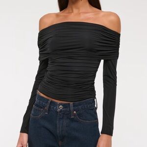 Abercrombie Asymmetrical Foldover Top